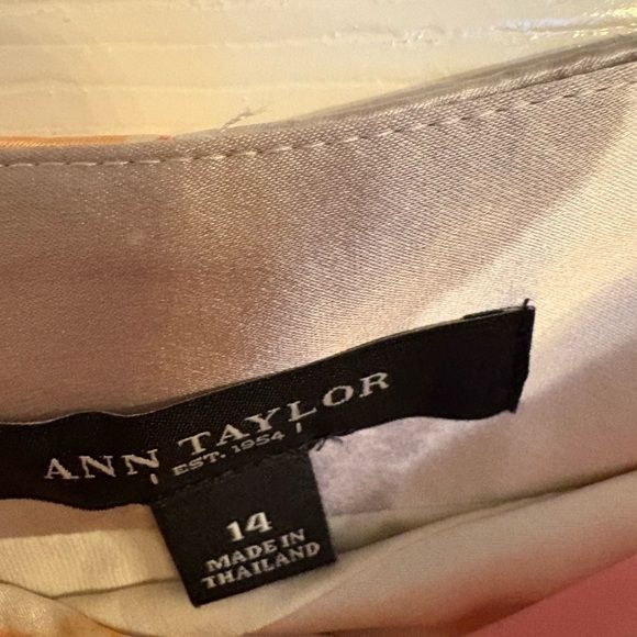 Ann Taylor Silk Floral Midi Skirt - Multicolor women’s 14 - Picture 3 of 11